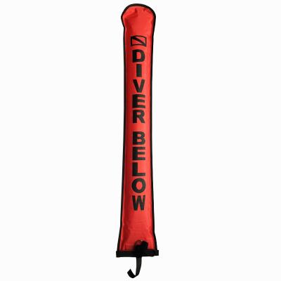 China D-ring 316SS DIVE SMB 1.2M factory supply DIVE BELOW signal float bouy for sale