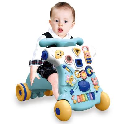 China Custom Music Car Aid Baby Toddler Walking Car for sale