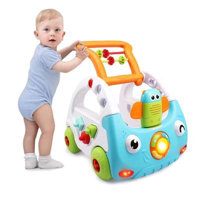 China Music/Light Push Baby Walker 3 in 1 Baby Walker Multifunctional Push Car Toddler Baby Walker for sale