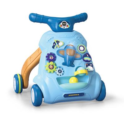 China Hot Baby Walker Baby Walking Trolley Music Factory Sale Education Intelligence Sit To Stand Hand Push Activity Toy for sale