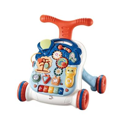 China Other Factory 3 in 1 Multifunctional Infant Play Table Push Car Toddler Baby Walker for sale