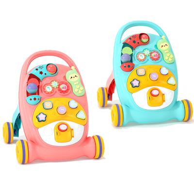 China Music 2023 3 in 1 Baby Walker Multifunctional Push Car Toddler Baby Walker with Music for sale