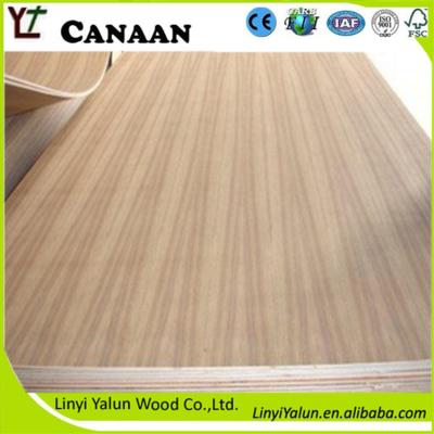 China Indoor 4mm 3*7 Burma Teak QC/CC Veneer Faced Iraq Fancy Plywood for sale