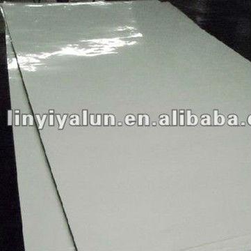 China Indoor whiteglossy pvc coated plywood for decoration from Linyi plywood factory for sale