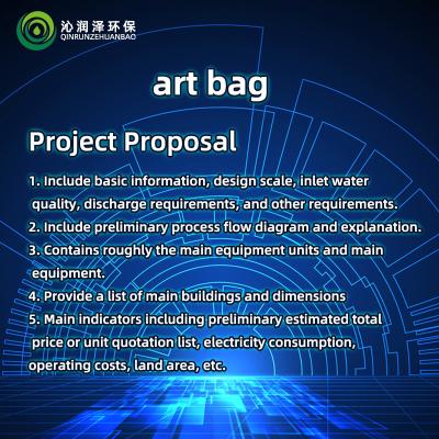 Cina Proposta di progetto di trattamento delle acque reflue Introduzione del progetto Processo Diagramma di flusso Unità di quotazione e costi operativi in vendita