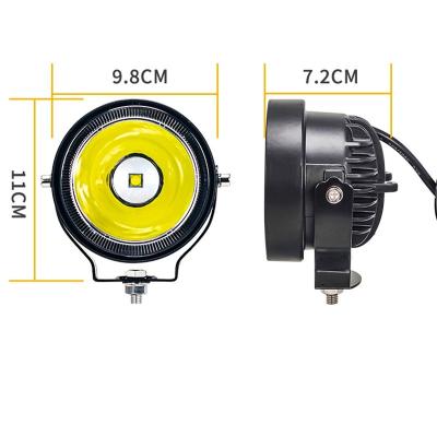 China New Waterproof Modern Design 12v-80v Led Around Parts Offroad Automobile Car Work Light Spot Working Lamp for sale