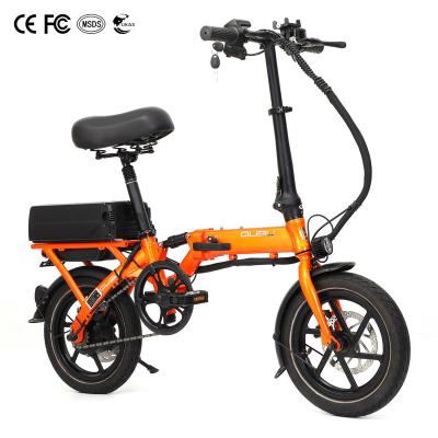 China Aluminum Alloy 250W 48V 20AH Hydraulic Pressure Brake Foldable Portable Electric Bike for sale