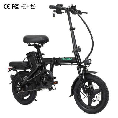 China Good Quality 250W 48V Brushless Motor Aluminum Alloy 14 Inch Electric Bike Ebike for sale