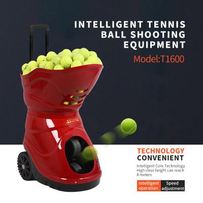 Chine ABS et acier de fonction de machine de tir de tennis de Siboasi T1600 pleins à vendre