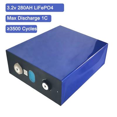 China Prismatic toys new arrival lifep04 280a 3.2v 3.2v 280ah lifepo4 battery cells for system for sale