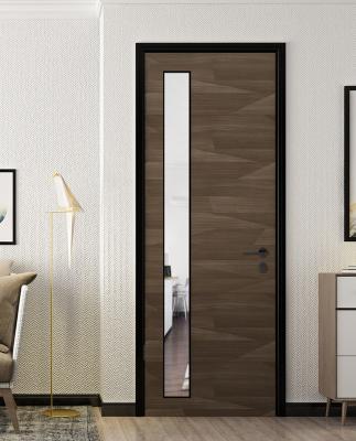 China Modern Design Interior Windproof Wooden Door / Hotel Door Room Wooden Door for sale