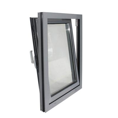 China Folding Aluminum Home Screen Windows In Porcelain / Tilt And Turn Double Glass Windows for sale