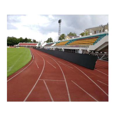 China Outdoor and Indoor Sports Stadium Perimeter Events Hongwei Stadium Advertising Led Display Screen P8 P10 Football LED Wall for sale