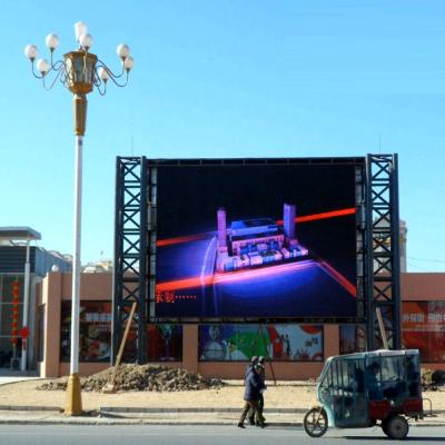 China Hongwei outdoor high way advertising outdoor led billboard price p10 rgb led outdoor display for sale