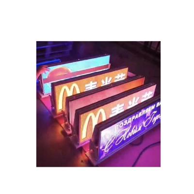 China High Brightness 3G 4G Outdoor Mobile Advertising P5 Car Roof Signs Screen Price Taxi Top Led Display for sale