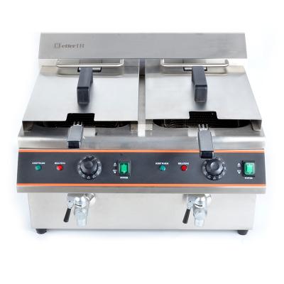 China Popular Commercial Use Hot Sale In Running Continuous Deep Fryer 3500W Electric Commercial Deep Fryer for sale