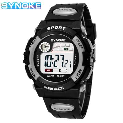 China New Arrival Luminous Digital Watch Alarm SYNOKE 99269 Unisex Chronograph Silicone Band Water Resistant Students Hand Watch for sale