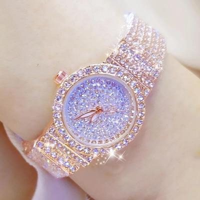 China BS Fa 2021Ladies Small Automatic Diamonds Date Bracelet Watch Green for sale