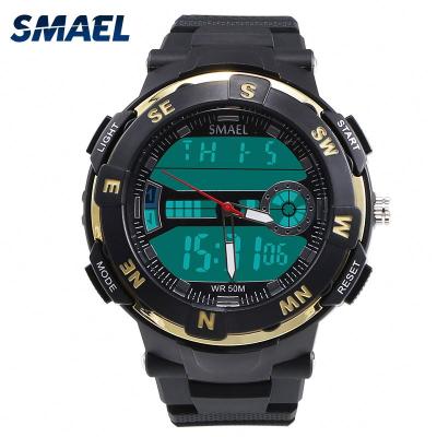 China Wholesale Alarm Smael 1361 Made In China Boys Digital Watch Hot Sale Luminous Stopwatch Giant Student Hand Watch for sale