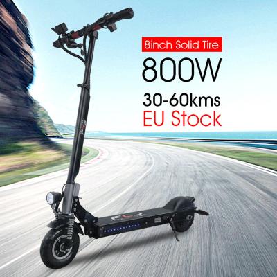 China FLJ EU Stock 800W Folding Scooter Unisex Powerful Long Range 36V e Scooter for sale