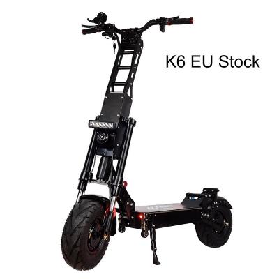 China Free Shipping Fat Tire 13inch Men Double Scooter Max 85kms Powerful 60V 6000W Scooter From Europe Warehouse for sale