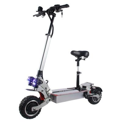 China FLJ Unisex Silver Color 7000W Adult Electric Scooter With 2 x 45A Controller Strong Powerful Electric Scooter Dual Motor for sale