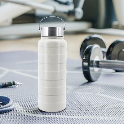 China Viable Metal Stainless Steel Gym Bottle Vacuum Insulated Flask For Business Gifts Double Wall Stainless Steel Insulated Water Bottle for sale