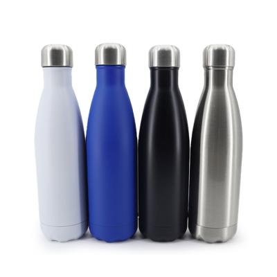 China Viable Factory Whosale Custom Logo 17oz 25oz Water Bottles Stainless Steel Vacuum Insulated Sport Water Bottles Cola Shaped for sale