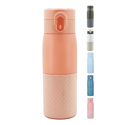 China PORTABLE Custom 12oz Kids Food-Safe Stainless Steel Water Bottle One Touch Double Wall Insulated Thermal Flask For Car Cup Holders for sale