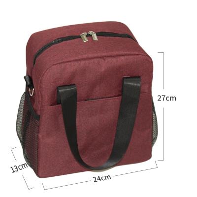 China YIMYIK Waterproof Adult Lunch Box Tote Bag Large Lunch Organizer Cooler For Men Women Insulated Lunch Bag With Detachable Shoulder Strap for sale