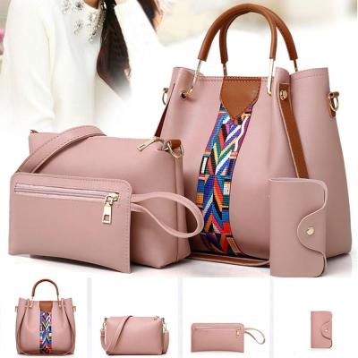 China Fashion Large Capacity Cross - Body Bags 4 Pcs / Set Women Shoulder Bags Ladies Handbags Female Handbags Set for sale