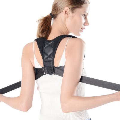 China Adjustable Adjustable Upper Back Corrector Support Brace, Hunchback Correction Good Quality Simple Posture Band for sale