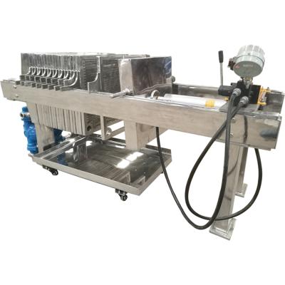 China oil filter press machine price for food grade food stainless steel filter press machines for sale