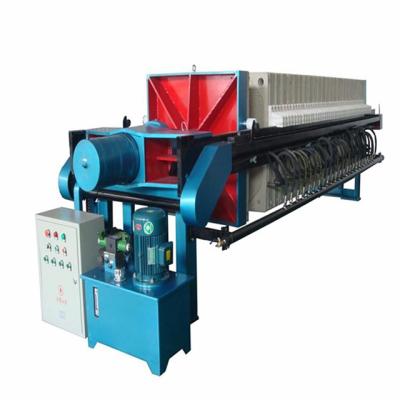 China Water Treatment Industry Semi Automatic Sludge Wastewater Treatment Filter Plate Dewatering Filter Machine Factory Price for sale