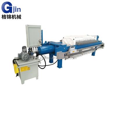 China Automatic solid-liquid separation chamber filter membrane high pressure industry filtration plate and frame filter press for horrible dewatering for sale