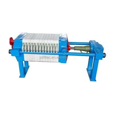 China Solid-Liquid Separation Hydraulic Filter Press Sewage Jack Filter Press Best Quality Metallurgical Manual Manufacturer Price for sale