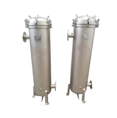 China Sanitary water purification high efficiency food grade SS304 316 bag filter beer brewing beverage single housing factory price for sale