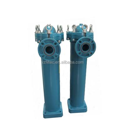 China Chemical Solution UPVC / PP Top Enter 2# Filter Bag Liquid Filter Housing For Chemical Industry Filtration for sale