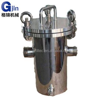 China Stainless Steel Pipeline Liquid Filtration Flange Large Bolt Fast Open Basket Strainer With Mesh Screen Filter Bucket Inner for sale