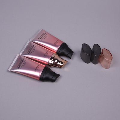 China Facial OEM High Quality Shiny BB Cream Pink Cream Pump Tubes for sale