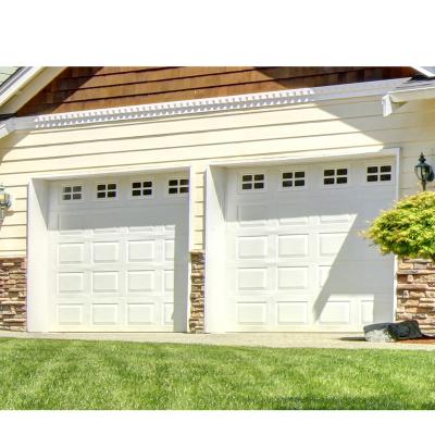 China Sectional Steel Automatic Motor Garage Door Chinese Heat Insulation Factory Garage Door Prices for sale