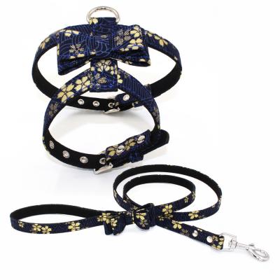 中国 Christmas style easy walk dog harness reversible 販売のため