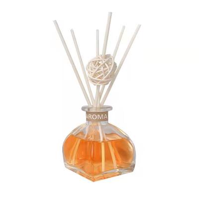 China Different Size Reed Diffuser Cubic Bottle And Viable Clear Box Hot Sale Reed Glass Diffuser Bottle for sale