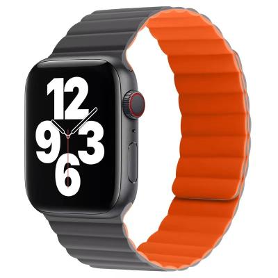 China 38Mm Magnetic Buckle Wristband Silicone Link Nylon Good Quality 42Mm Strap For Apple Watch Band for sale