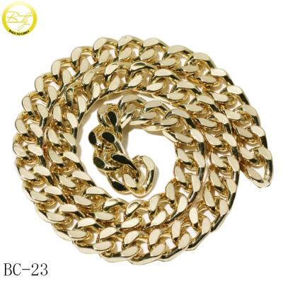 China Wholesale Nickel Free/Lead Free Gold Plated Metal Bag Chain Handle Making Purse Long Metal Chain Accessory For Shoes Decoration for sale