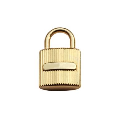 China wholesale high quality nickel free/lead free coins decorative padlock gold luggage lock handbag swipe lock for sale