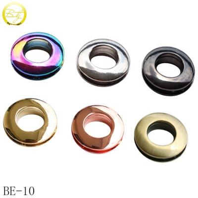 China good nickel free/lead free plating bags hardware oval supplies eyelets grommets metal accessories various size alloy garment wholesale for sale