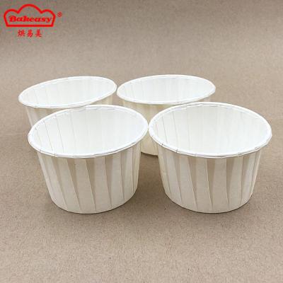 China PET inside white muffin cup for paper fruit jam baking cup MCR5038 for sale