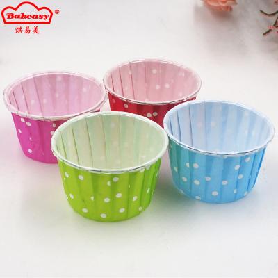 China Birthday Party Belle Cake Heat Resistant Folded Paper Cup Bun Cup MCR5038 for sale