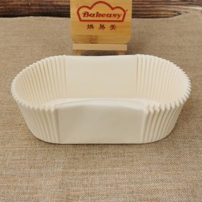 China Wholesale 500PCS Disposable White Hot Dog Cupcakes Bread Tin Bread Liner Cake Baking Paper Holder for sale